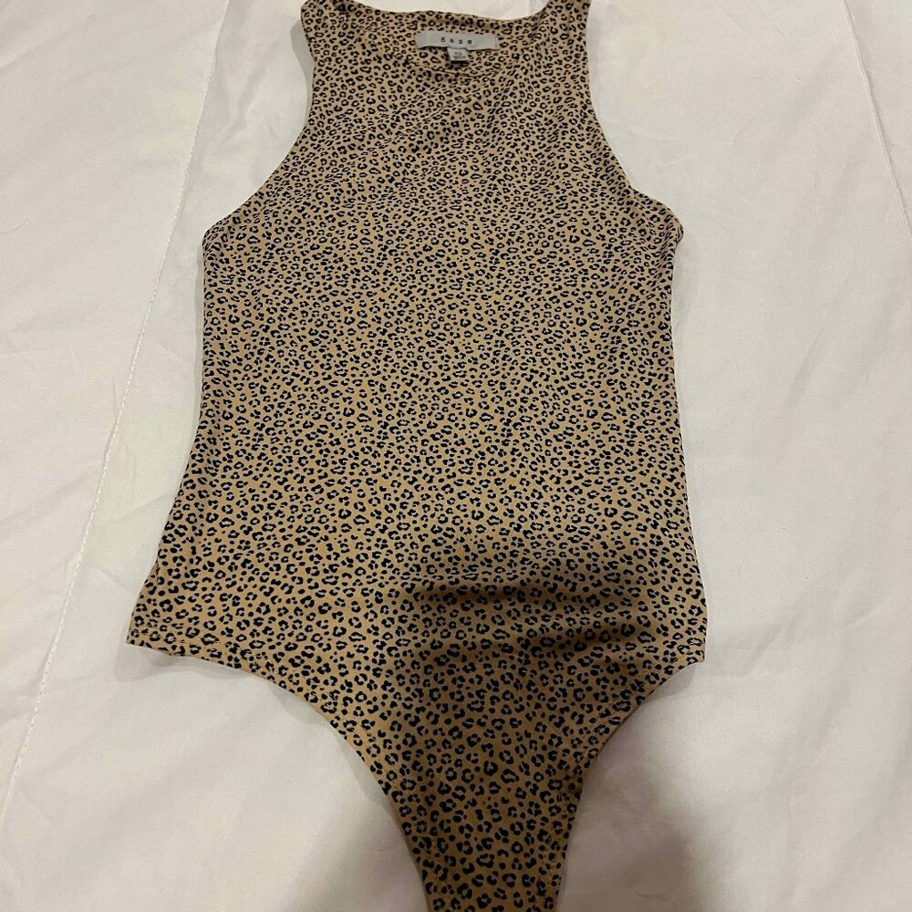 Leopard Print Body Suit Tank